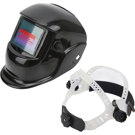 Casque de soudage auto-obscurcissant LCD couleur réglable anti-éblouissement protection UV anti-éclaboussures et chocs pour soudeur meulage (1/5)