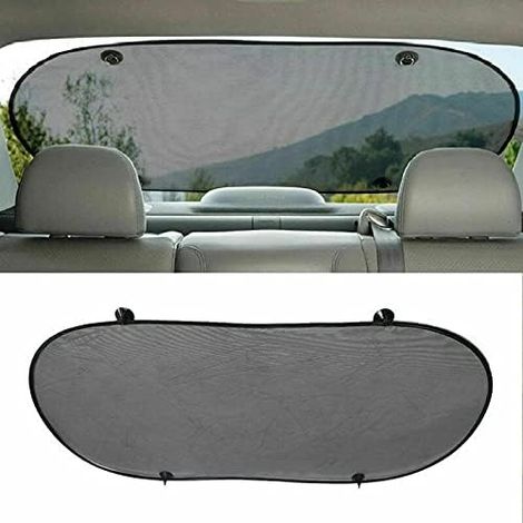 Pare-soleil de lunette arrière de voiture avec ventouse pour une installation facile, voiture fenêtre arrière pare-soleil aveugle ventouse Fit écran Protection universelle