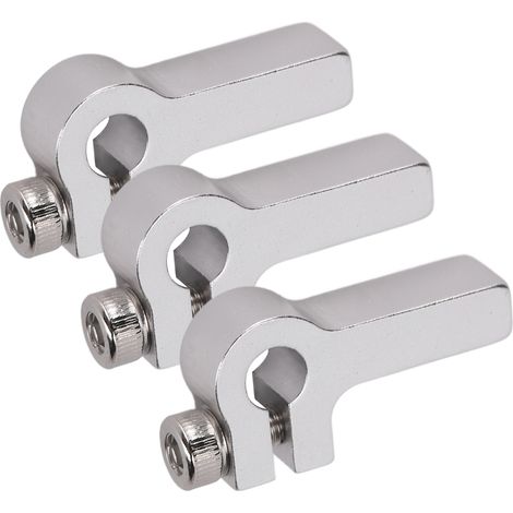 Aluminium-Montagehalterung für M4-Welle, 3-teiliges Roboter-Montageklemmen-Set, Rohrschelle, mechanisches DIY-Zubehör (1/5)