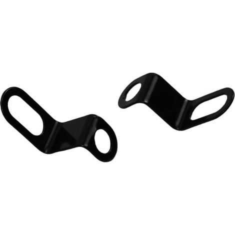 SHINING HOUSE Soporte de montaje de choque para indicador de señal de giro trasero de motocicleta negro Soporte de señal de giro trasero para Harley Soporte fijo de señal de giro de motocicleta Montaj (1/5)