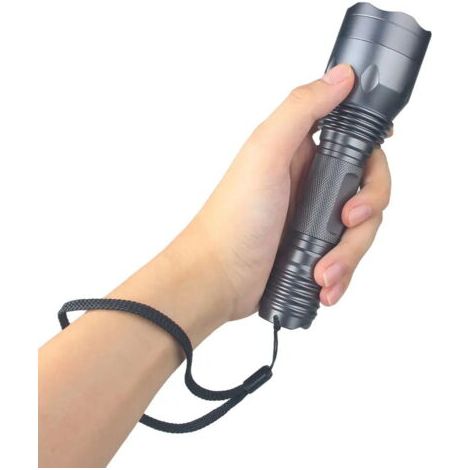 Lampe de poche UV Portable Boîtier en aluminium 365nm LED lampe de poche noire pour la détection de documents falsifiés (1/5)