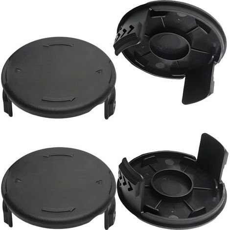 Lot de 4 capuchons de bobine compatibles Bosch ART 23 26 SL F016F04557 - pièces détachées de remplacement pour tondeuse à gazon (1/4)