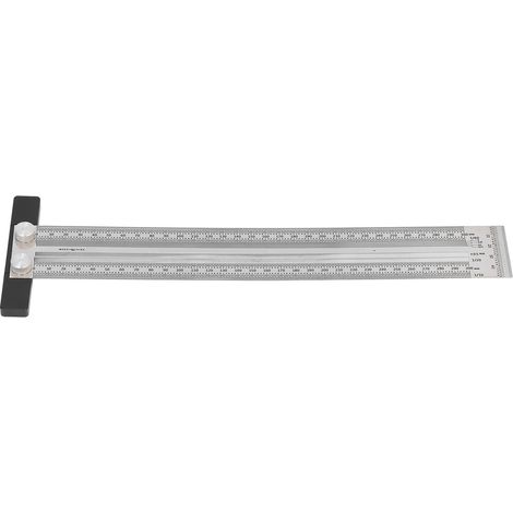 Règle de marquage et de positionnement 300mm pour menuiserie et ébénisterie (1/5)