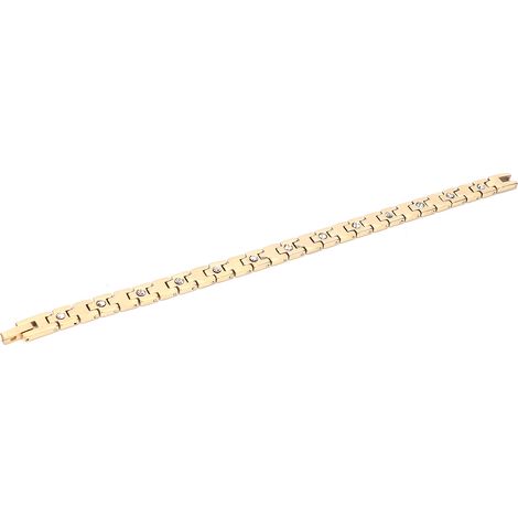 Bracelet de magnétothérapie pour soulager les douleurs arthritiques, bracelet magnétique puissant pour femmes, doré (1/5)
