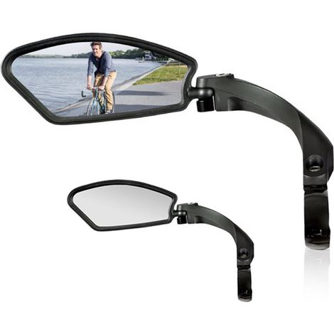 Specchietto sinistro per bicicletta - Specchietto posteriore per bicicletta elettrica - Specchietto per bici elettrica, scooter e bicicletta - Facilmente regolabile - Adatto per bici elettriche (1/5)