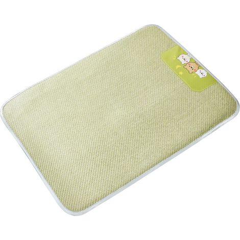 Tapis rafraîchissant - Matelas rafraîchissant - Tapis rafraîchissant pour chien - Plaque rafraîchissante lavable - Plaque en soie glacée auto-rafraîchissante adaptée aux petits chiens et chats - 70 x (1/3)