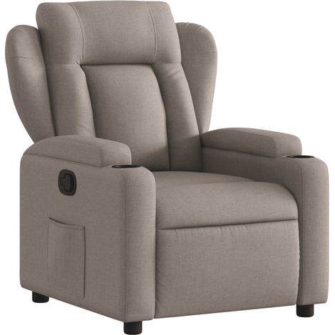 Maison Exclusive - Relaxsessel Taupe Stoff