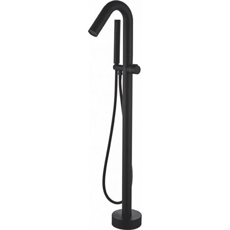 Robinet mitigeur baindouche sur pied PILOS noir mat (1/5)