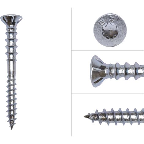Justierschrauben Verzinkt 6 x 60 mm Torx 30 - 100 Stück (1/2)