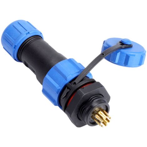 Connecteur de prise en plastique étanche IP67 SP13 9 broches (9 broches) (1/5)
