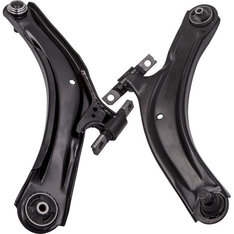 FRONT 2 PAIR LOWER WISHBONE ARMS B/JOINTS & LINKS KIT For NISSAN QASHQAI 07-13