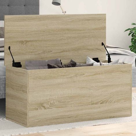 vidaXL Contenitore Rovere Sonoma 100x42x46 cm Legno Multistrato