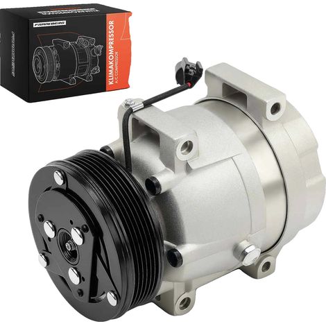 Compresseur de climatisation, diamètre de poulie de 120 mm, 6 nervures, compatible avec SSANGYONG Rexton/Rexton II, réfrigérant R134a, tension de 12 V (1/5)