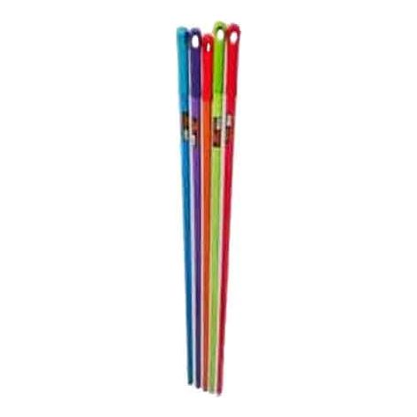 MANICO PER SCOPA IN LEGNO FILETTATO RIVESTITO IN PVC IDEAL STAR 130 cm - IDEAL STAR