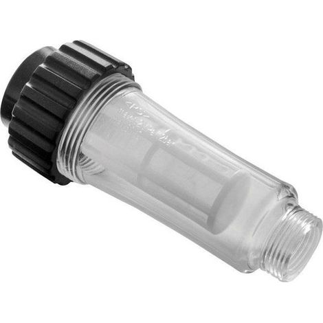 Nilfisk Wasserfilter für Hochdruckreiniger - Reparierbar, durchsichtiges Gehäuse, 0,05 mm