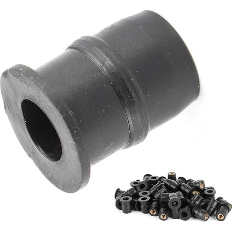 Écrous en caoutchouc M5 5 mm, outil de fixation métrique pour pare-brise et carénage de moto, 50 pièces (1/5)