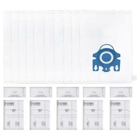 Sacs à poussière pour aspirateurs Miele séries C1/Complete C1/C2/C3 S400i S600 S200 S500 S800 - Pièces détachées - Sac à poussière V (1/5)