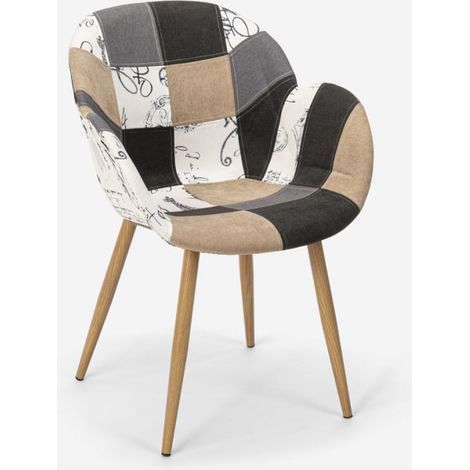 Patchwork Stuhl Sessel Wohnzimmer Küche Studio Finch - Patchwork 4