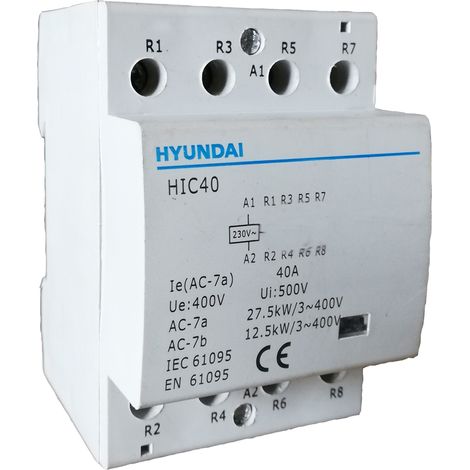 Contacteur 40A 2NO+2NC AC 230V 50HZ (1/2)