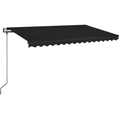 Maison Exclusive - Markise Automatisch Einziehbar 450x350 cm Anth