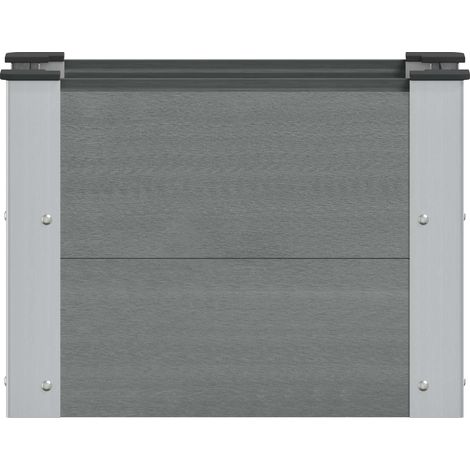 Maison Exclusive - Hochbeet Grau 50 x 30 x 36 cm