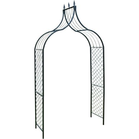 Tuscan Metal Decorative Garden Arch with Ground Spikes (1/5)