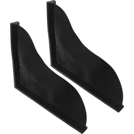 2 Pièces Pare-éclaboussures en Silicone Auto-adhésif pour Bain (1/5)