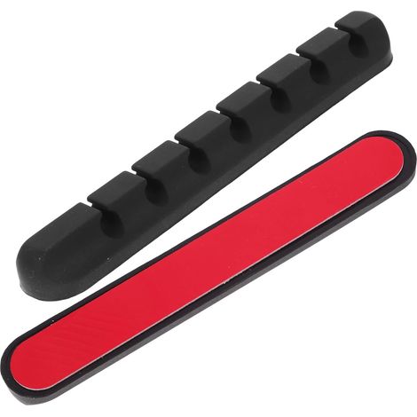 schwarze Kabelclips selbstklebende Kabelorganisatoren