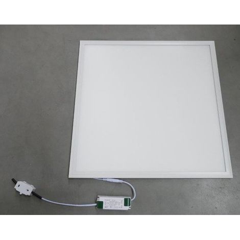 Plafonnier encastre LED 36W dalle carre 600x600mm 4000K 3600lm alim 230V non-dimmable IP20 PURE LED 19 Trajectoire (1/2)