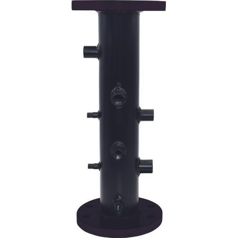 Kit tronchetto porta strumenti attacco flangiato tronchetto predisp.accessori sic.caldaia dn 50-8 derivazioni l520mm