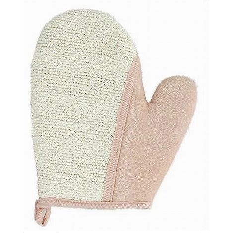 Cleafe - Guanto Doccia Bagno Esfoliante Per Cura Pulizia Di Pelle Corpo 21 Cm Rosa 79661 - (1/2)