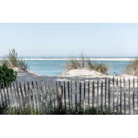 Tableau sur toile banc de sable 30x45 cm - Impression sur Toile Murale Décorative - Image imprimée en HD sur Toile - Toile sur Châssis en Bois FSC - Fabriqué en France (1/5)