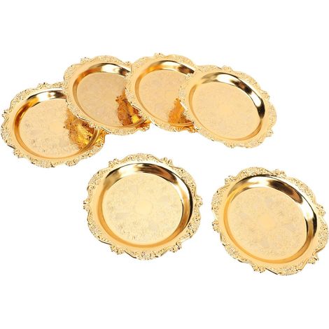 Metal Appetizer Plate, Decorative Tray 9cm (1/5)