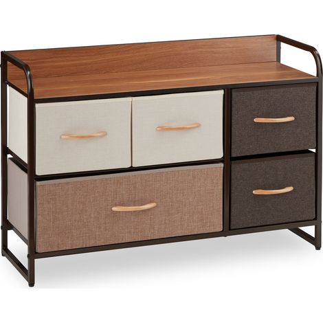 Armario con cajones diseño limpio almacenamiento práctico dormitorio 79 x 58 x 31,5 cm de madera blanca 130007716 (1/5)