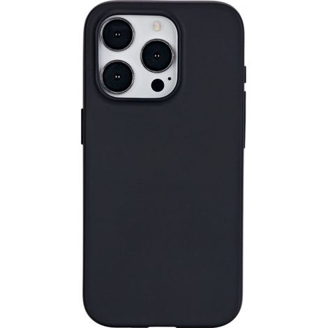 Coque eSTUFF infinite vienna pour iPhone 15 Pro, noire. Matière : TPU 100 % recyclé, ES67101027-bulk