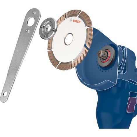 Bosch X451 Fächerschleifscheibe, 115 x 22,23 mm, K60, Z27, 15-tlg. (1/5)
