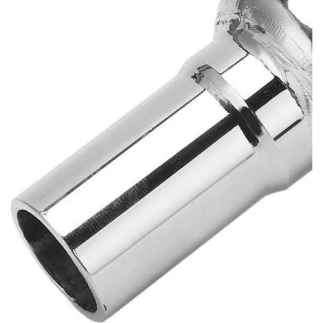 Échappement en Acier Inox 316 Poli - - Diamètre 24mm - Résistance Haute Température pour Chauffage Diesel Marin (1/4)