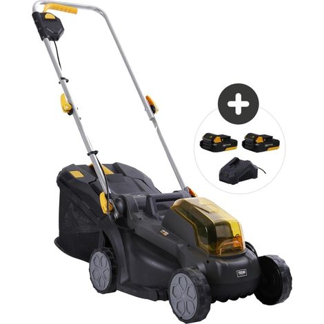 Tondeuse gazon 2 batteries 20V 2Ah lame 33cm bac 35l TEXAS LMX2033 (1/5)