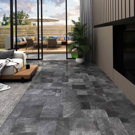 vidaXL Tavole per Pavimenti 5,11 m² 55 pcs PVC