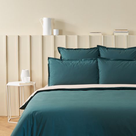 Housse de Couette 260 x 240 cm Frêne - Grande Housse Coton