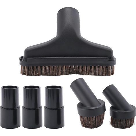 Lot de 6 brosses rondes pour aspirateur (25 mm et 36 mm). brosse de sol de 15 cm (5.9 pouces). accessoire de nettoyage pour aspirateur de 3.2 cm (1.25 pouce). (1/5)
