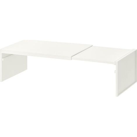 Estante extensible para encimera, ABS blanco, organizador de cocina (1/5)