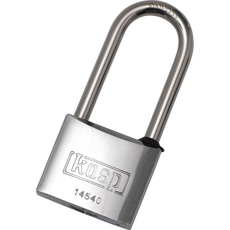 Kasp K14540L50D Vorhängeschloss 40 mm verschieden schließend Edelstahl Schlüsselschloss