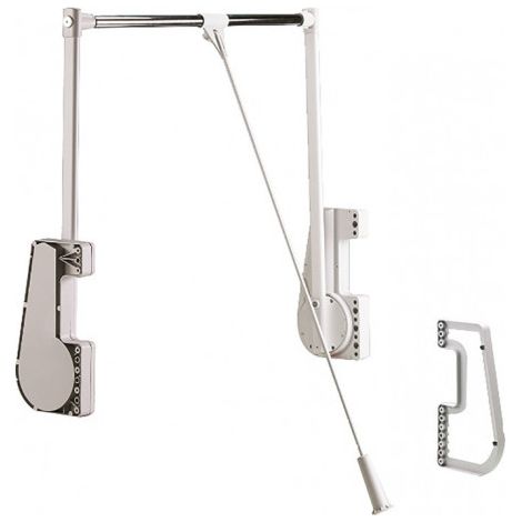 Lève-vêtements Duo Lift 15 acier, plastique HETTICH