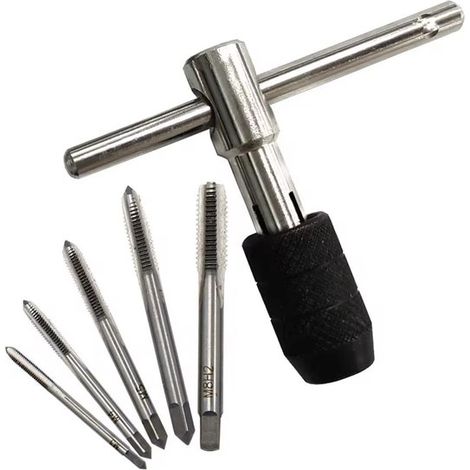 Juego de machos de roscar - Juego de machos - Juego de machos - M3/M4/M5/M6/M8 - 6 piezas