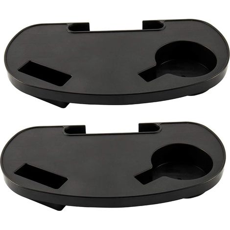 2 plateau latéral de chaise plateau de chaise Zero Gravity, plateau de table d'appoint à clipser avec emplacement pour appareil mobile (1/5)