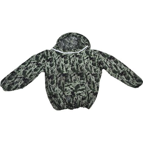 Professionelle Atemschutzjacke für Imker mit integriertem Hut (1/5)