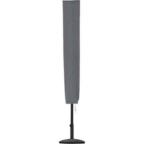 Sonnenschirmhülle, Garten-Sonnenschirmhülle 153 x 30 x 30 cm, wasserdichtes 600D Oxford-Gewebe mit PVC-Beschichtung, Grau