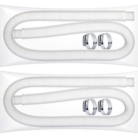 Ensemble de Tuyau de Piscine Souterraine - Transparent - Remplacement Pompe - 149,86cm x 3,18cm (1/4)