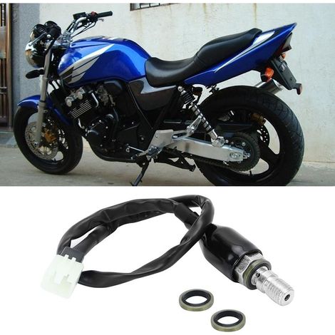 Interrupteur de Ligne de Frein Arrière pour Pompe Hydraulique M10x1.25 avec Flexible à Huile Universel Moto (01) (1/5)